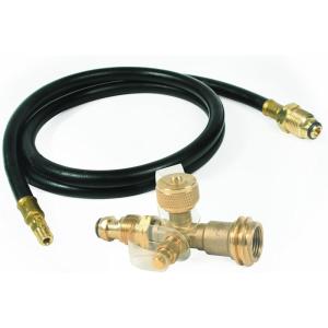 imageCamco 59125 Propane Brass Tee with 5 Hose