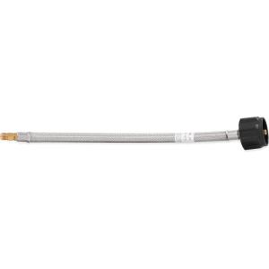 imageCamco 591555 Pigtail Propane Hose Connector 24Inch Stainless Steel Braid cCSAus  for Propane Cylinder Connection to an RV or Trailer Propane Regulator12 Inch
