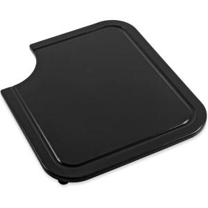 imageCamco RVMarine Sink Mate 12Inches x 14 Inches Cutting Board  Fits Securely Over Your RV or Boats Kitchen Sink  Ideal for Cleaning Carving and Chopping  Black 43858