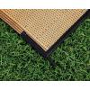 imageCamco 42823 Outdoor RV Awning Mat with Storage Bag 9Feet x 12Feet  The Perfect Outdoor Accessory with Multiple Uses  Bonus Storage Bag Included  Leaf BrownTan Design