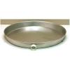 imageCamco 20860 30quot ID x 2quot Aluminum Water Heater Drain Pan with PVC Fitting26 Inch
