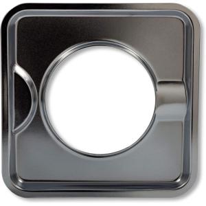 imageCamco 00373 ManufacturingDrip PanSquare 734quot Chrome Gas EFS 734Inch Black