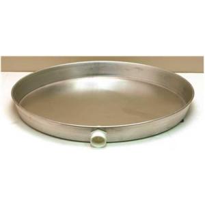 imageCamco 20860 30quot ID x 2quot Aluminum Water Heater Drain Pan with PVC Fitting26 Inch