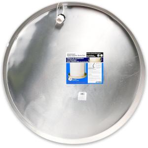 imageCamco 20870 32quot ID Aluminum Water Heater Drain Pan with CPVC Fitting