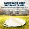 imageCamco 40549 Replacement Cap Kit Propane Tank Cover BlackBeige