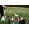 imageCamco Durable Stainless Steel Hot Dog and Smore Roasting Fork for Campfires Extends Up to 34quot Excellent for Camping Hiking or RVing 44014  Black