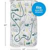 imageCamco 53245 Life is Better at The Campsite RVSized Shower Curtain Map Design  Sized to Fit Most RV Showers  Includes 12 Plastic Rings1W x 1L Pack of 1