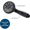 imageCamco RVMarine Shower Head  Features Convenient OnOff Switch for Water Efficient Showers  5 Spray Patterns  Black 43743