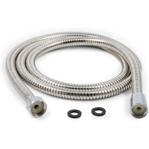 imageCamco 43716 RVMarine 60quot Flexible Replacement Shower Head Hose Chrome