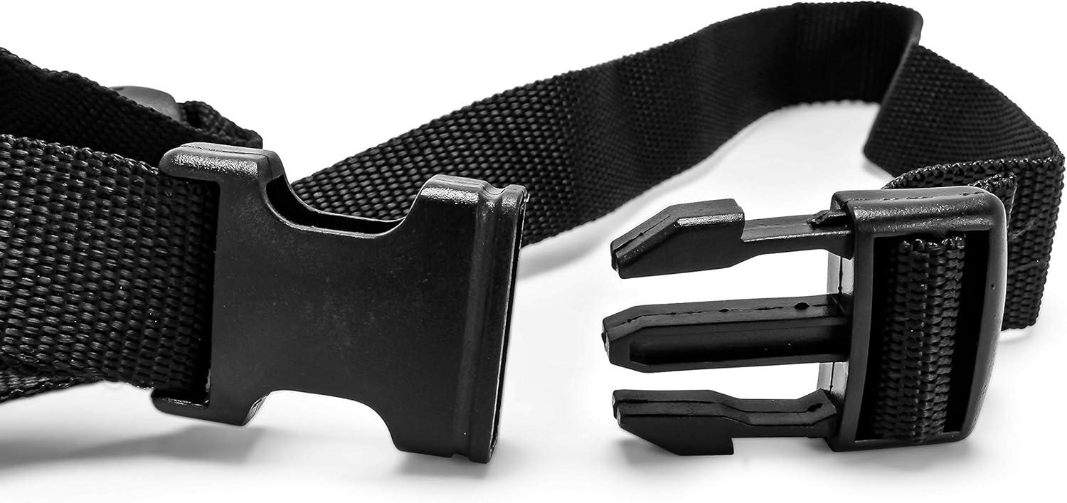 imageCamco 55001 Durable Storage Strap with Carrying Handle for Electrical Cords Neatly Organizes Wires Extension Cords and More For Toting and Storing  Black