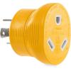 imageCamco 55338 PowerGrip 30 Amp 4Prong Generator Adapter Yellow