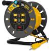 imageCamco 30Ft 10 Amp RV Extension Cord Reel  Rated for 125V  1250W  Features 4 125V Electrical Outlets ampamp 2 USB Ports  Includes OnOff Switch ampamp Builtin Circuit Breaker 5529050Foot