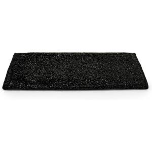 imageCamco 42947 RV Step Rug Premium Radius Wrap Around Step Rug Turf Material 22quot Wide  BlackBlack