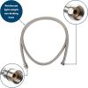 imageCamco Complete RVMarine Shower Head Kit  Features Convenient OnOff Switch for Water Efficient Showers  5 Spray Patterns  Brushed Nickel 43747