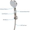 imageCamco Complete RVMarine Shower Head Kit  Features Convenient OnOff Switch for Water Efficient Showers  5 Spray Patterns  Brushed Nickel 43747