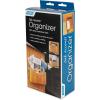 imageCamco Oak Accents Wall Organizer Mountable Organizer Stores Tablets Magazines Books Headphones and More Easy Set Up  Oak Wood Finish 434831 Count Pack of 1