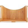 imageCamco Oak Accents Wall Organizer Mountable Organizer Stores Tablets Magazines Books Headphones and More Easy Set Up  Oak Wood Finish 434831 Count Pack of 1