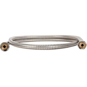 imageCamco RVMarine Flexible Replacement Shower Hose  Reinforced Construction  Measures 60Inches  Brushed Nickel 43748
