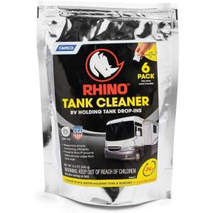 imageCamco RhinoFLEX Premium Enzyme RV Holding Tank Treatment DropINs  Features a Biodegradable Septic Safe Formula a Pine Scent and is Ideal for RVing Boating and More  10 Count 41519Unscented