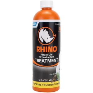 imageCamco RhinoFLEX Premium Enzyme RV Holding Tank Treatment  Features a Biodegradable Septic Safe Formula a Pine Scent and is Ideal for RVing Boating and More  16 oz 4151216 Fl Oz Pack of 1