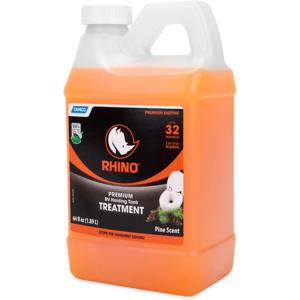 imageCamco RhinoFLEX Premium Enzyme RV Holding Tank Treatment  Features a Biodegradable Septic Safe Formula a Pine Scent and is Ideal for RVing Boating and More  16 oz 4151264 Fl Oz Pack of 1