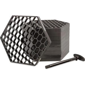 imageCamco Fastpath Portable Stepping Stones Ideal for Providing A Solid Stepping Surface and Keeping Shoes Clean Green Pack of 1044533Charcoal