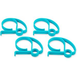 image:imageCamco Life is Better at The Campsite Retro RV Tablecloth Clamps  Unique RVShaped Design  Flexible  4Pack 44004