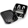 image:imageCamco RV Mini Dish Drainer amp Tray  Features a Sloped Drain Tray Design HeavyDuty Construction  Ideal for Small Spaces Apartments Boats and More 95 L x 117 W x 475 H  Black 43512OneSize