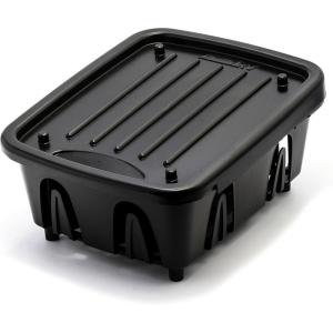 image:imageCamco RV Mini Dish Drainer amp Tray  Features a Sloped Drain Tray Design HeavyDuty Construction  Ideal for Small Spaces Apartments Boats and More 95 L x 117 W x 475 H  Black 43512OneSize