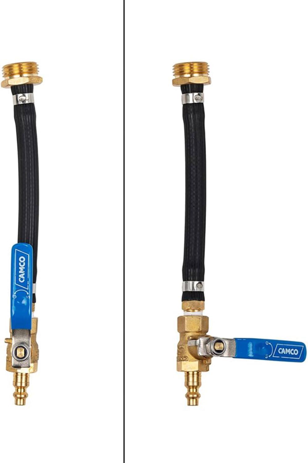 image:imageCamco RV Winterization Fresh Water Blow Out Hose with Ball Valve  Easy to Use amp Features Double Brass Build  Essential RV Winterizing Tool  for Use with an Air Compressor 36170One Size