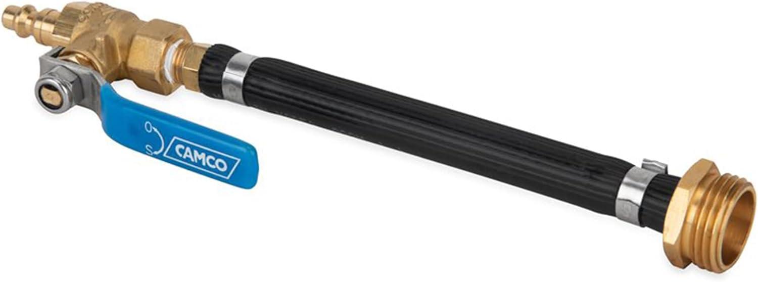 image:imageCamco RV Winterization Fresh Water Blow Out Hose with Ball Valve  Easy to Use amp Features Double Brass Build  Essential RV Winterizing Tool  for Use with an Air Compressor 36170One Size