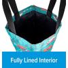 image:imageCamco Life is Better at The Campsite Canvas Tote Magnetic ClosureTeal With Sketch Design