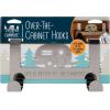 image:imageCamco Life is Better at The Campsite OverTheCabinet Hooks  Convenient to Use and Fits 34inch Thick Cabinet Doors  Made of Stainless Steel  2Pack 53382 Silver SmallMedium