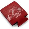 image:imageCamco Life is Better at The Campsite Sleeve  Neoprene Soda or Beer Coolie Fits 12 oz Cans Navy Blue and Gold Seal  53247Burgundy