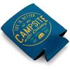 image:imageCamco Life is Better at The Campsite Sleeve  Neoprene Soda or Beer Coolie Fits 12 oz Cans Navy Blue and Gold Seal  53247Navy Blue