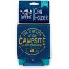 image:imageCamco Life is Better at The Campsite Sleeve  Neoprene Soda or Beer Coolie Fits 12 oz Cans Navy Blue and Gold Seal  53247Navy Blue