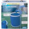 image:imageCamco Collapsible Bucket with Storage Case Durable Pop Up Bucket with Watertight Fabric Holds 3 Gallons of Water  Great for RVs Camping Fishing Boating Hiking and More  Blue 42993 Blank Ski200 L x 1050 W x 1050 H inches Pack of 1