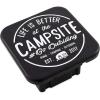 image:imageCamco Life is Better at The Campsite Hitch Receiver Cover  Protects Your Trailer Hitch Receiver from Debris Dirt Water and Rust  Life is Better at The Campsite Sketch Logo BlackSilver 53410Life is Better at the Campsite Emblem