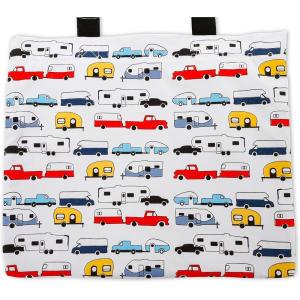 image:imageCamco Life is Better at The Campsite Canvas Tote Magnetic ClosureWhite With Retro Rv Print