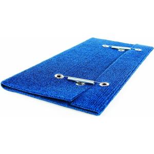 image:imageCamco Wrap Around Step Rug  Protects Your RV from Unwanted Tracked in Dirt  Works on Electrical and Manual RV Steps  Blue 42924