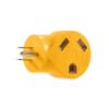 image:imageCamco 55325 15 AMP Male  30 AMP Female 90 Degree Electrical Adapter YellowOne Size