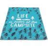 image:imageCamco Life Is Better at The Campsite RV Garden Flag  Features Unique Camper Themed Sketch Design  Waterproof 12Inches X 18Inches 53308