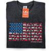 image:imageCamco Life is Better at The Campsite Crew Neck Short Sleeve TShirt  Features a Comfortable NonRestrictive Fit Patriotic Design on Charcoal Grey and is Machine Washable  XXLarge 53276