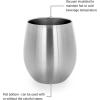image:imageCamco Life is Better at The Campsite Stainless Steel Wine Tumbler 4Pack  Features Heavy Duty Double Wall Vacuum Insulation amp Removable Navy Red Green amp Yellow Stems  Holds 8oz Each 53465