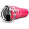 image:imageCamco Life is Better at The Campsite Tumbler  Heavy Duty Double Wall Vacuum Insulation  Crafted of 188 Stainless Steel  Unique Life is Better at The Campsite Design on Coral Pink  30oz 53062