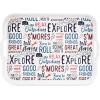 image:imageCamco Life is Better at the Campsite Melamine RV Serving Tray  Features CampingRV Themed Design  Great for Kitchen Prep Picnics Grilling and More  Serving Platter is Dishwasher Safe 53486