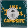 image:imageCamco Life is Better at the Campsite Paper Napkins Dark Green  6 12 x 6 12  30 count 53495Standard Pack of 2
