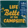image:imageCamco Life is Better at the Campsite Paper Napkins Dark Green  6 12 x 6 12  30 count 53495Standard Pack of 2