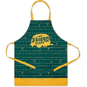 image:imageCamco Life is Better at The Campsite Adjustable Apron  Features a Truck and TreeThemed Design Made Entirely of Cotton and is Machine Washable 53258Green Grid