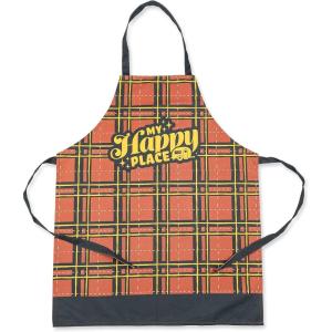 image:imageCamco Life is Better at The Campsite Adjustable Apron  Features a Truck and TreeThemed Design Made Entirely of Cotton and is Machine Washable 53258Red Plaid